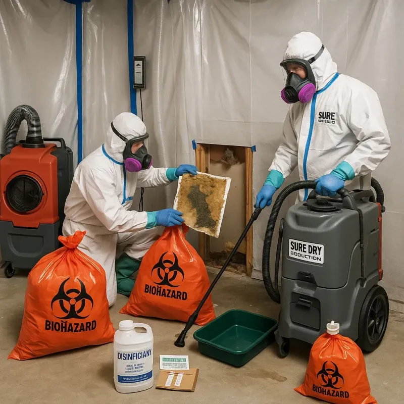 Contaminated Water Handling Protocols process in Renville County, ND
